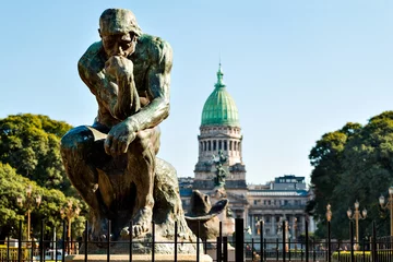 Deurstickers Congres van de Argentijnse Natie, Buenos Aires Argentinien © Henrik Dolle