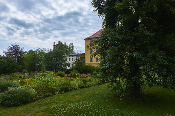 Fototapeta premium Schloß und Schloßgarten Moritzburg Zeitz, Sachsen-Anhalt