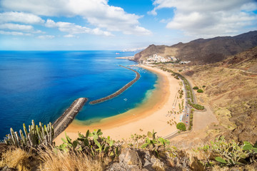 View of Las Teresitas Beach, Tenerife, Spain