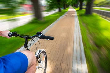 Photo sur Plexiglas Vélo Bike speed on the bicycle road