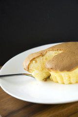 piece of mamon sponge cake