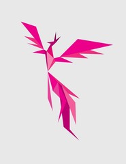 Obraz premium Phoenix Geometric, art vector design