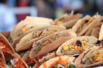 close up of thai crispy pancake
