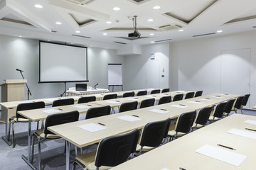Modern lecture room