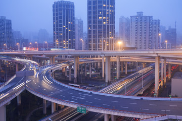 City overpass, Shanghai