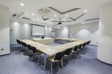 Modern conference room interior