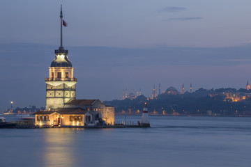 Maiden Tower in Istanbul, Turkey