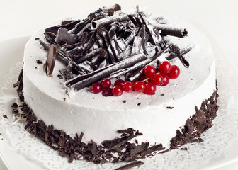 Cheesecake with  red currant