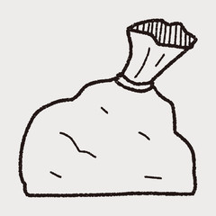 trash bag doodle