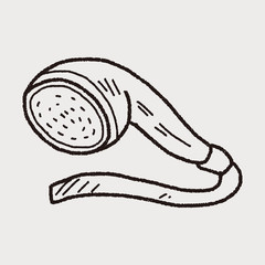 showerhead doodle