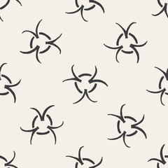 nuclear energy doodle seamless pattern background