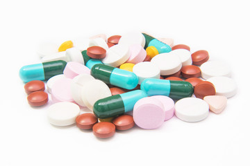 various tablets pills for different therapy