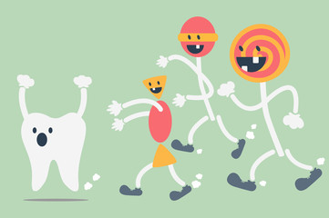 dental cartoon vector