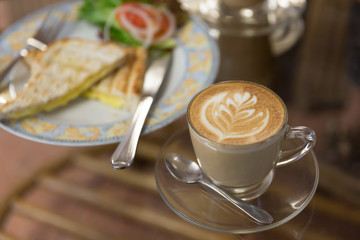 breakfast and coffee