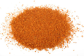cayenne pepper on white background