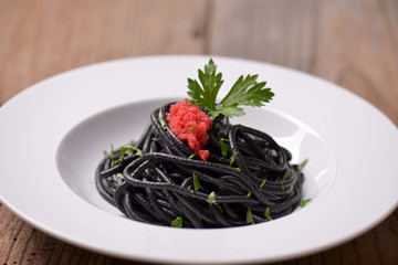 Black spaghetti