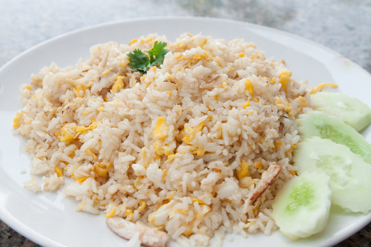 Thai cuisine ,fried rice with crab