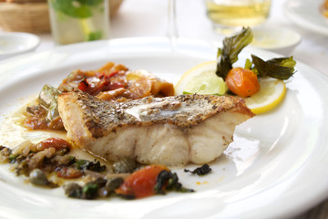 seabass steak