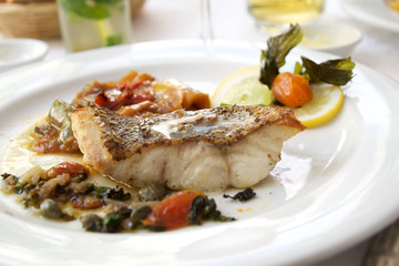 seabass steak