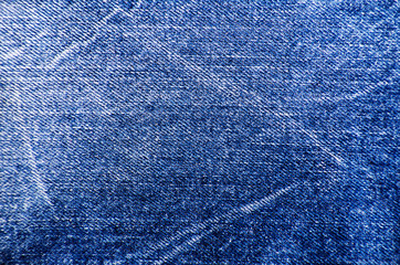 Texture of blue jeans background
