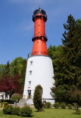 old lighthouse in Rozewie near Gdansk 