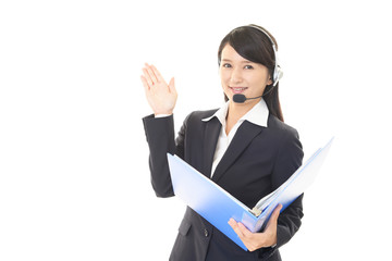 笑顔のオペレーター