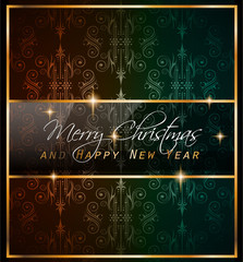 2016 Merry Chrstmas and Happy New Year Background 