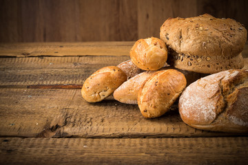 Close-up of traditional bread