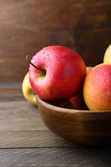 fresh ripe apples