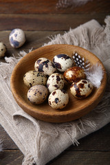 Fototapeta premium Quails eggs