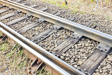 Naklejka premium Railroad Track