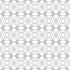 Fototapeta premium Vector Abstract Seamless Geometric Islamic Wallpaper. 