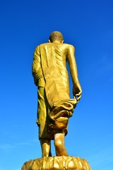 Naklejka premium The Buddha image of Phra Buddha Dheepangkorn at the mountain temple on Samui Island , Thailand.