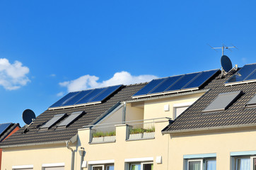 Modernes Wohnen - Nutzung der Sonnenenergie