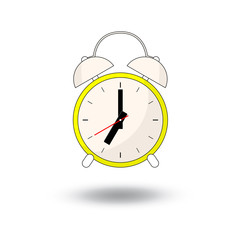 alarm clock - vector illustration. cartoon  style design