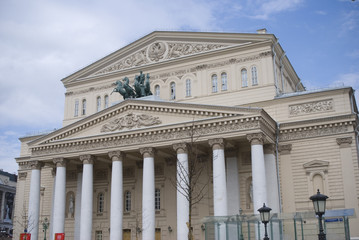 Bolshoi theater in Moscow.