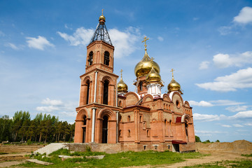 Fototapeta premium Construction of church