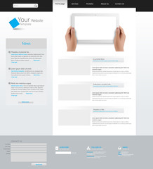 Corporate Website Template, Professional Design