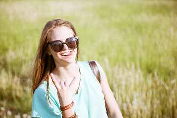 Girl in the field
