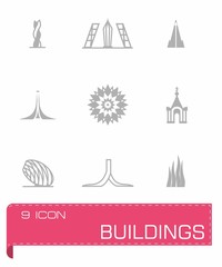 Vector Buildings icon set