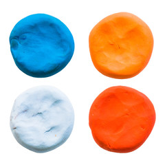 circle,modelling clay of different colors © meen_na