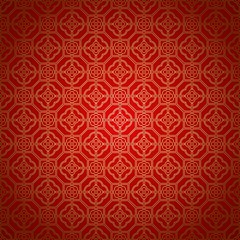 Arabic seamless ornament. Vector illustration