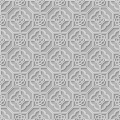 Arabic seamless ornament. Vector illustration