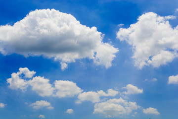blue sky with cloud
