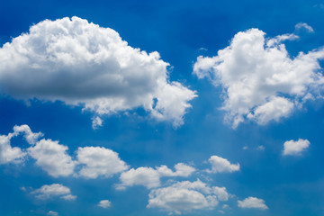 blue sky with cloud
