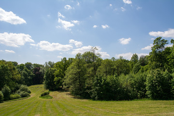 Park in Krzeszowice (Poland)
