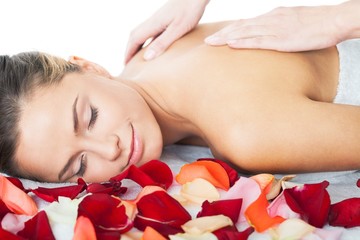 Obraz na płótnie Canvas Massaging, Spa Treatment, Health Spa.
