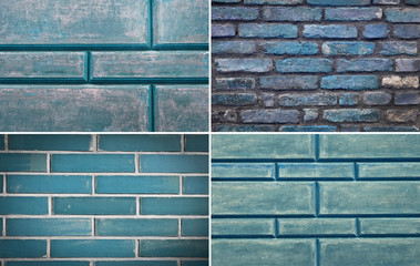 texture brick wall, set