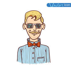 hipster style, hand drawn illustration. 