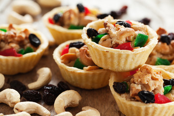 homemade cashew nut pie